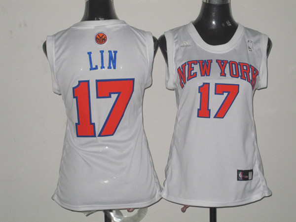 2017 Women NBA New York Knicks #17 Lin white jerseys->more jerseys->NBA Jersey